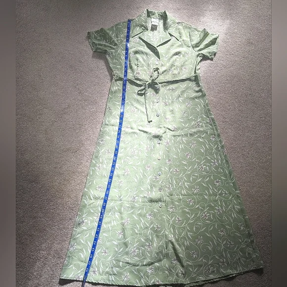 Vintage Floral Dress / Vintage Jaclyn Smith Maxi - Picture 10 of 10